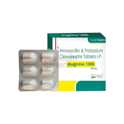 Augmine 1000mg (Amoxycillin and Potassium Clavulanate Tablets IP)