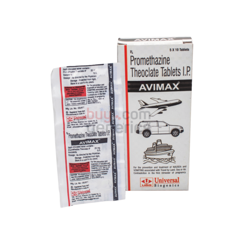 Avimax (Promethazine Theoclate Tablets IP)