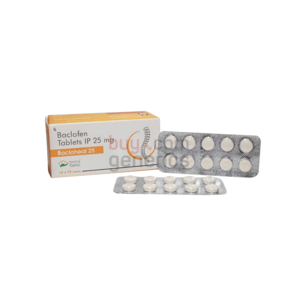 Bacloheal 25mg Baclofen Tablets IP Fastest Shipping & Lowest Price