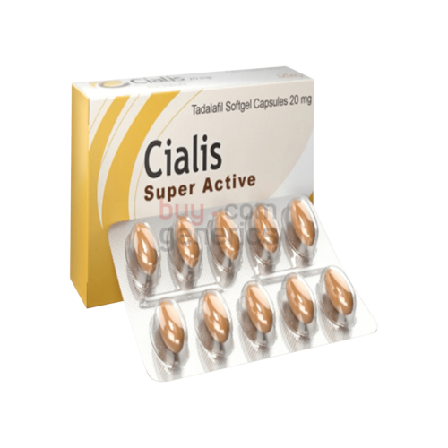 Cialis Super Active 20 Mg (Tadalafil Tablets IP)