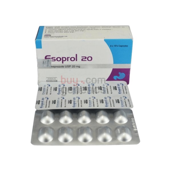 Esoprol 20mg Esomeprazole Tablets IP Fastest Shipping & Lowest Price