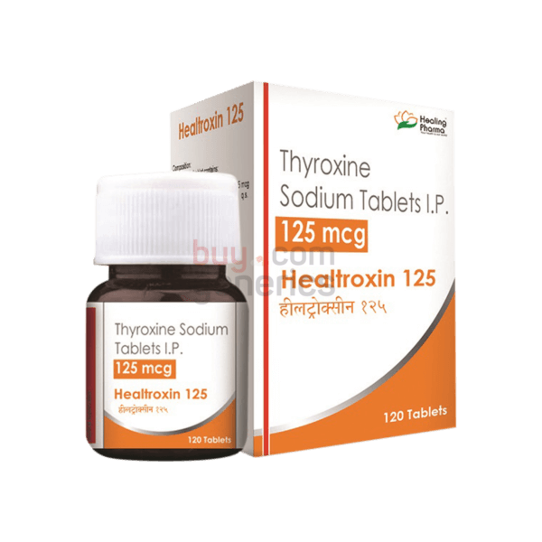 Healtroxin 125mcg Thyroxine Sodium Tablets IP Fastest Shipping & Lowest Price