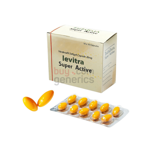 Levitra Super Active 20mg (Vardenafil Tablets IP)