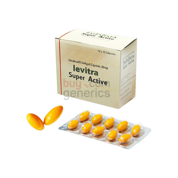 Levitra Super Active 20mg Vardenafil Tablets IP Over-the-Counter