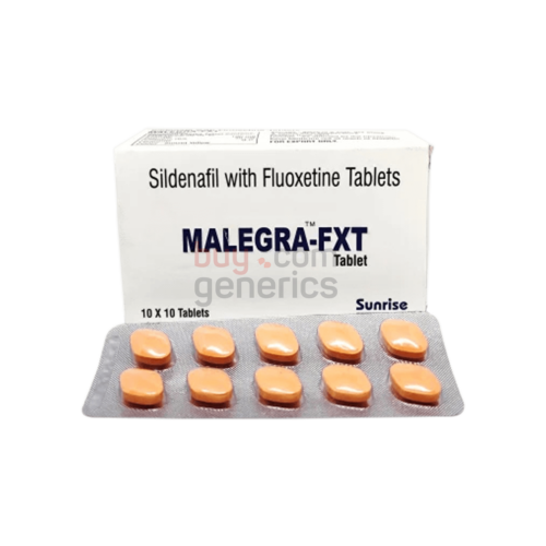 Malegra Fluoxetine (Sildenafil Citrate+Fluoxetine Tablets)