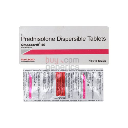 Omnacortil 40mg (Prednisolone Dispersible Tablets)