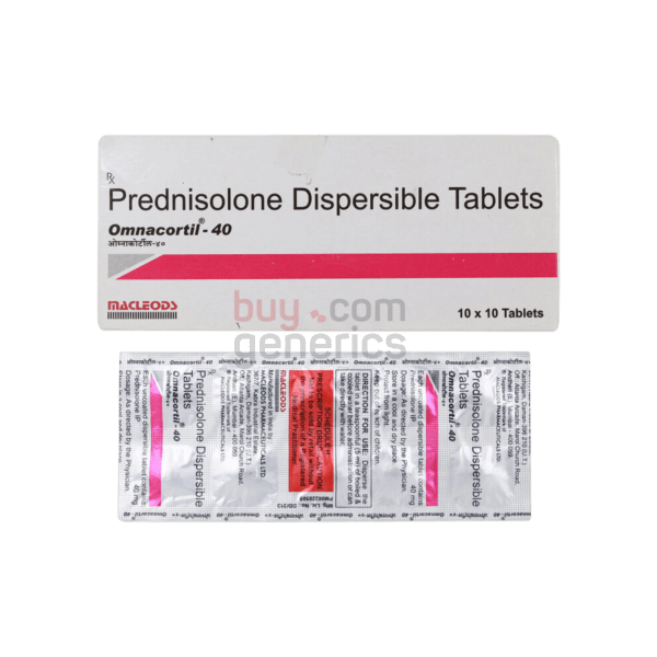 Omnacortil 40mg Prednisolone Dispersible Tablets Fastest Shipping & Lowest Price