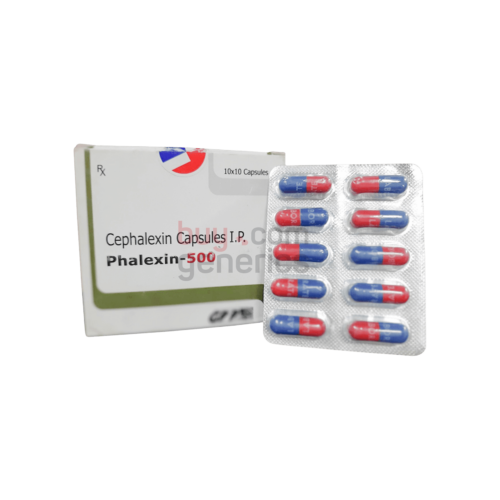 Phalexin 500mg (Cephalexin Capsules IP)