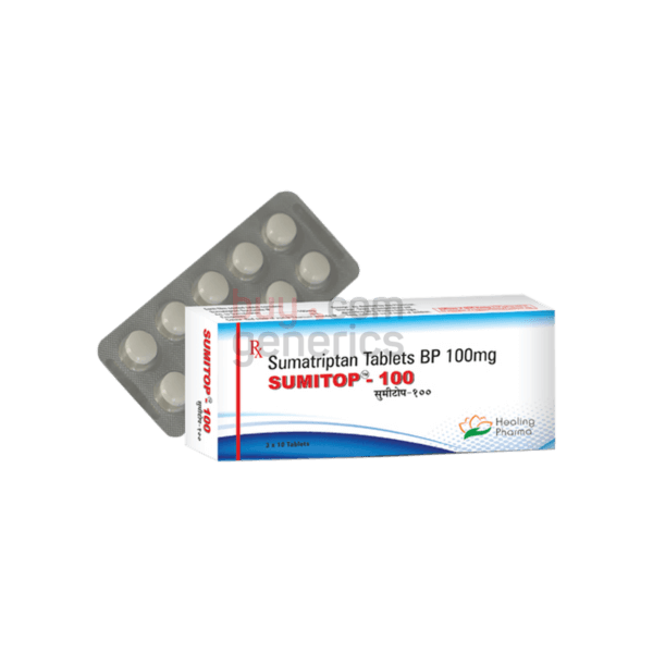 Sumitop 100mg Sumatriptan Tablets BP Fastest Shipping & Lowest Price