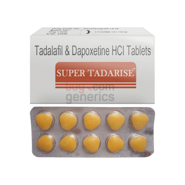 Super Tadarise Tadalafil & Dapoxetine HCl Tablets Fastest Shipping & Lowest Price