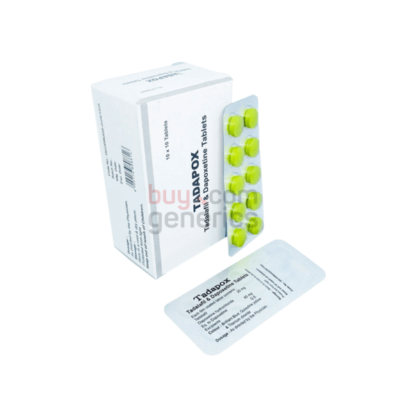 Tadapox Tadalafil and Dapoxetine Tablets Lowest Price