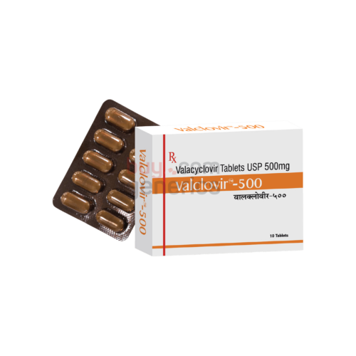 Valclovir 500mg (Valacyclovir Tablets USP)