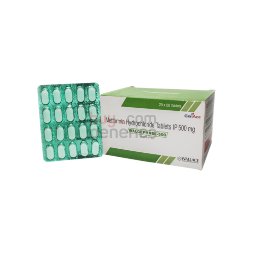 Walcephase 500mg (Metformin Hydrochloride Tablets IP)