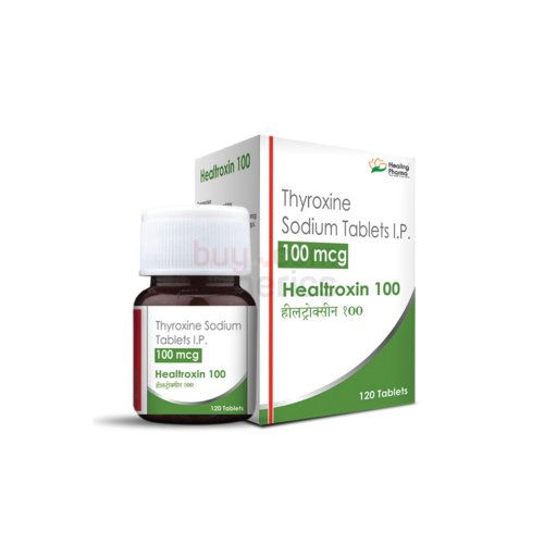 Healtroxin 100mcg (Thyroxine Sodium Tablets IP)