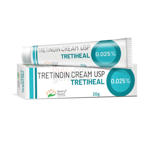 Tretiheal 0.025% (Tretinoin Cream USP)