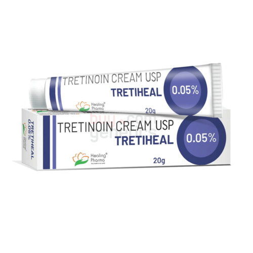 Tretiheal 0.05% (Tretinoin Cream USP)