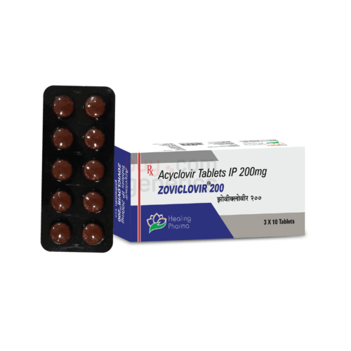 Zoviclovir 200mg (Acyclovir Tablets IP)