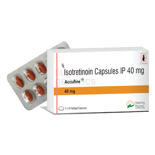 Accufine 40mg (Isotretinoin Capsules IP)