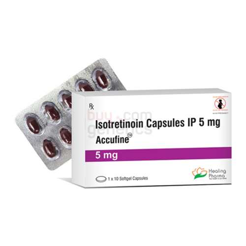 Accufine 5mg (Isotretinoin Capsules IP)