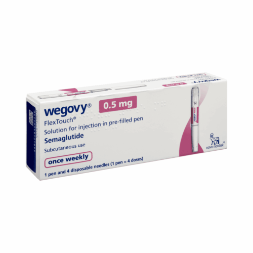 Wegovy (Semaglutide) Injection Pen – 0.5 mg x 4 Doses