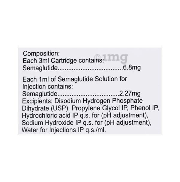 Semasize Plus 1.7mg Solution for Injection (1 Cartridge, 4 Needle, 4 Alcohol Swab) - 3