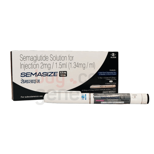 Semasize (Semaglutide) Injection Pen – 0.25mg/0.5mg x 4 Weekly Doses (1mg/2mg Total)