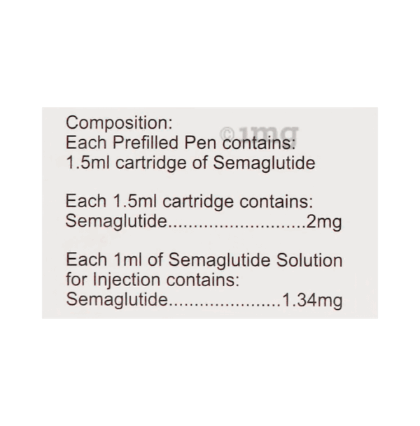 Semasize 0.25mg/0.5 Injection (1 Multi-dose Disposable Pen, 6 Needle, 6 Alcohol Swab) - 4