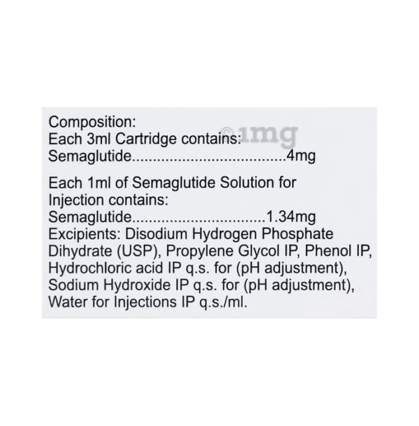 Semasize 1mg Solution for Injection (1 Cartridge, 4 Needle, 4 Alcohol Swab) - 4